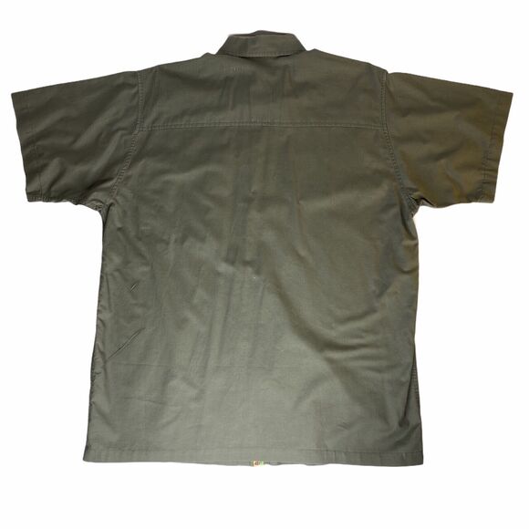 Mountain Dew Shirt Mens Size M Button Front Green Limited Promo Costume Graphic - Picture 4 of 12